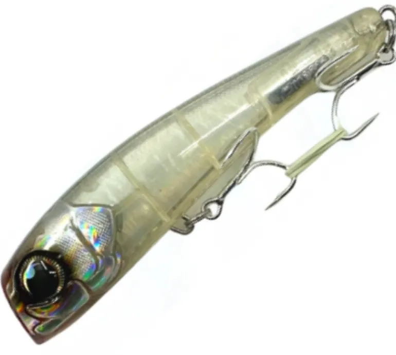 AMEGARI URPEKARI 160mm DIVING POPPER LURE - Ghost