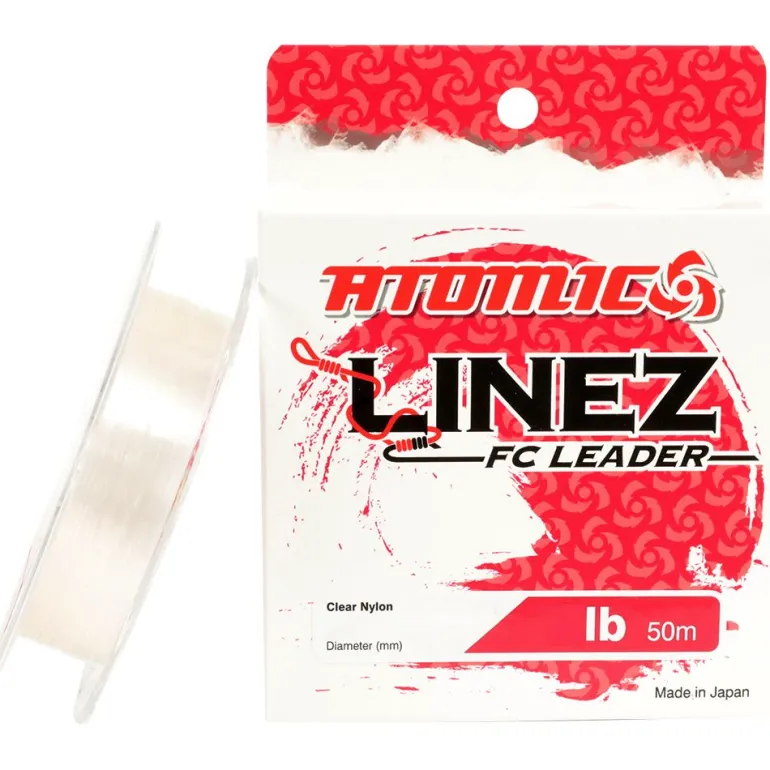 ATOMIC LINEZ FC LEADER LINE 50m - 3lb - # 0.6