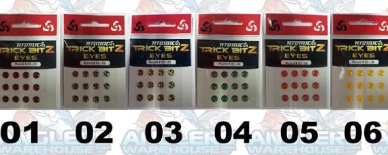 ATOMIC TRICK BITZ EYES ROUND - SIZE 00 - DEVIL RED