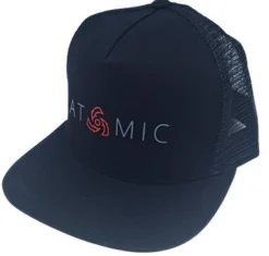 ATOMIC TRUCKERS CAP - BLACK