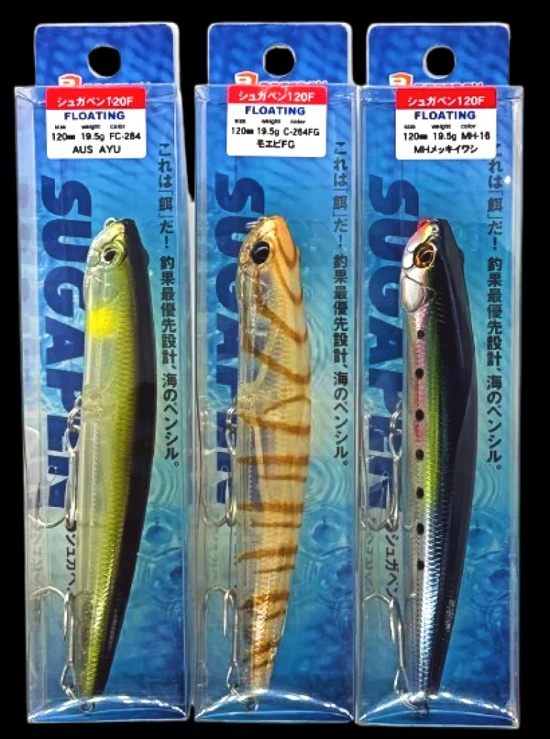 BASSDAY SUGAPEN 120F 3 LURE PACK