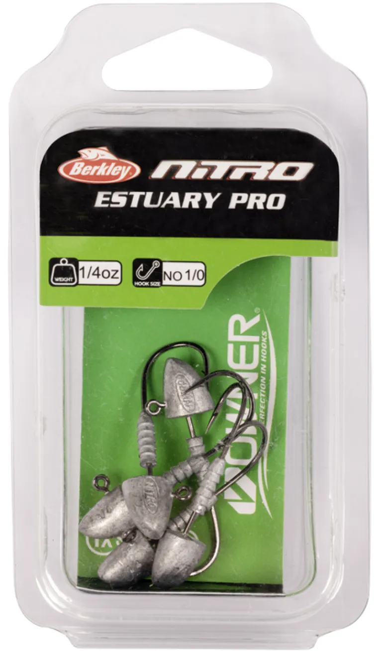 BERKLEY NITRO ESTUARY PRO JIG HEADS 1/32oz - 4