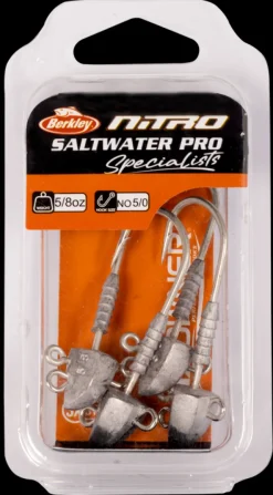 BERKLEY NITRO SALTWATER PRO SPECIAL JIG HEADS 3/8oz - 5/0