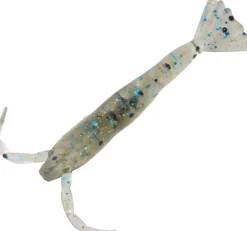 BERKLEY POWERBAIT POWER SHRIMP LURE 4 INCH - Blue Shiner Gold