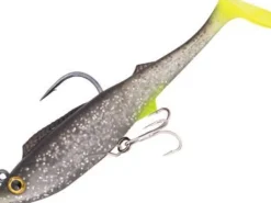 BERKLEY SHIMMA PRO RIG 6.5 INCH LURE - Silver Chartreuse
