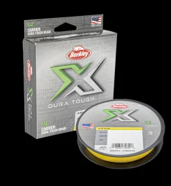 BERKLEY X DURA TOUGH 4 BRAID LINE 150m HI-VIS YELLOW - 6lb