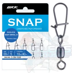 BKK DUOLOCK SNAP SWIVEL - Size 00