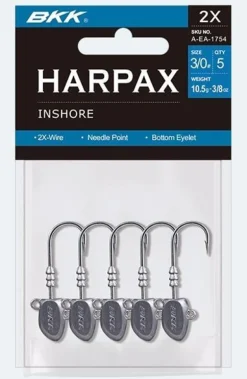 BKK HARPAX INSHORE JIGHEADS 1/8oz - 3.5g - 1/0