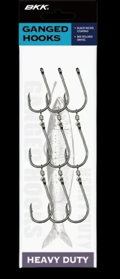 BKK HEAVY DUTY GANGED HOOKS - 4/0