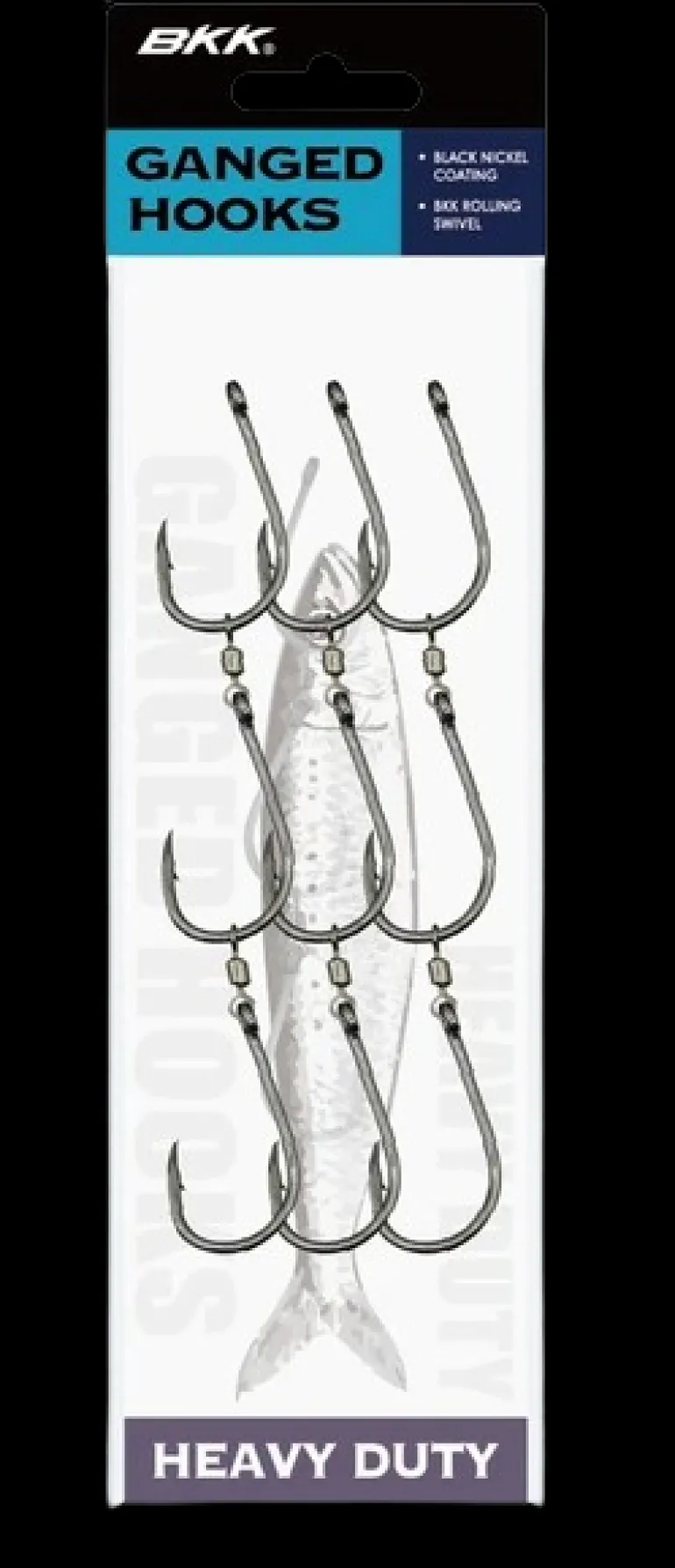 BKK HEAVY DUTY GANGED HOOKS - 4/0