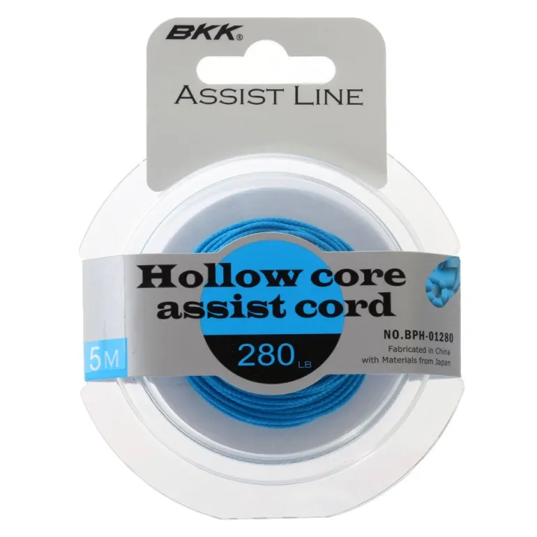 BKK HOLLOW CORE ASSIST CORD 5M - 280lb