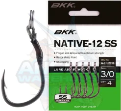 BKK NATIVE 12 SS HOOK PACK - Size 6
