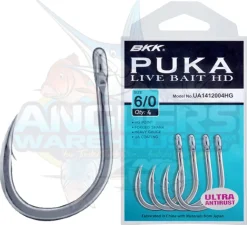 BKK PUKA LIVE BAIT HD HOOKS - 2/0