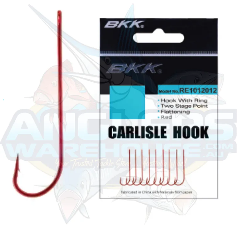 BKK RED CARLISLE HOOK PACK 10 - Qty 10