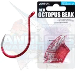 BKK RED OCTOPUS BEAK 25 PACK HOOKS 1 - Qty 25