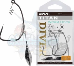 BKK TITAN DIVER WORM HOOK PACK 1/0 - 1.8g