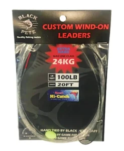 BLACK PETE CUSTOM WIND ON LEADER - 80lb