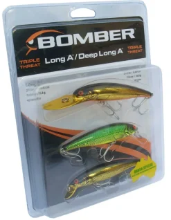 BOMBER LONG A/DEEP LONG A TRIPLE THREAT LURE PACK