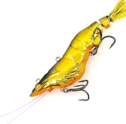 CHASEBAITS ARMOUR PRAWN VIBE LURE 85mm 03 - Gold Chrome