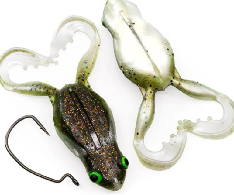 CHASEBAITS FLEXI FROG LURE 40mm 02 - Bull Frog