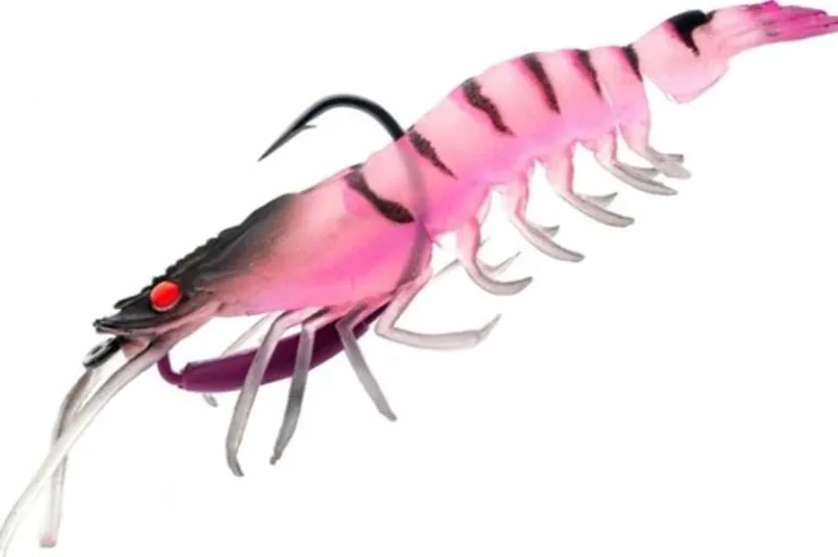 CHASEBAITS FLICK PRAWN JNR LURE 65mm 03 - Pink Devil