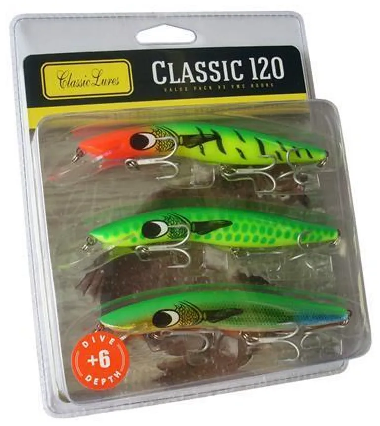 CLASSIC LURES VALUE 3 PACK - CLASSIC 120