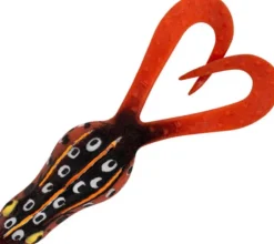 DAIWA BAIT JUNKIE 3.2 INCH KIKKER CURLY LURE - #47 Mud Brown - Qty 3