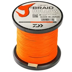 DAIWA J BRAID HOLLOW BRAID LINE 750m ORANGE - 60lb