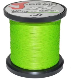 DAIWA J BRAID X8 BRAID LINE 1500m CHARTREUSE - 8lb