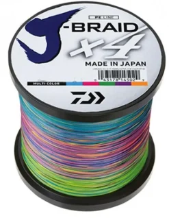 DAIWA J BRAID X4 BRAID LINE 3000m MULTI COLOUR - 20lb