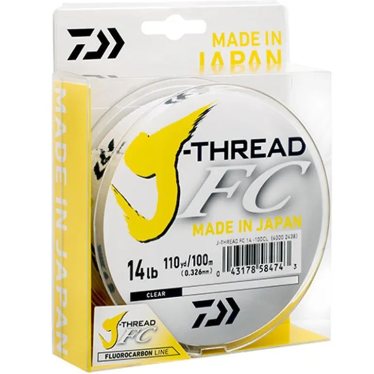 DAIWA J-THREAD FC FLUOROCARBON LINE 100m - 4lb