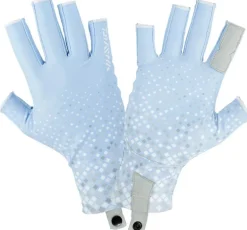 DAIWA PRO SUN GLOVES BLUE - Small/ Medium