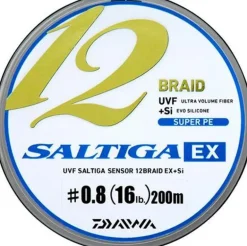 DAIWA SALTIGA 12 EX BRAID LINE MULTI COLOUR 300m - PE 5 - 88lb