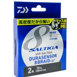 DAIWA SALTIGA DURASENSOR X8 BRAID LINE 300m MULTI COLOUR - PE 2 - 35lb