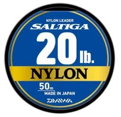 DAIWA SALTIGA NYLON LEADER LINE 50m -  20lb - 9.1kg