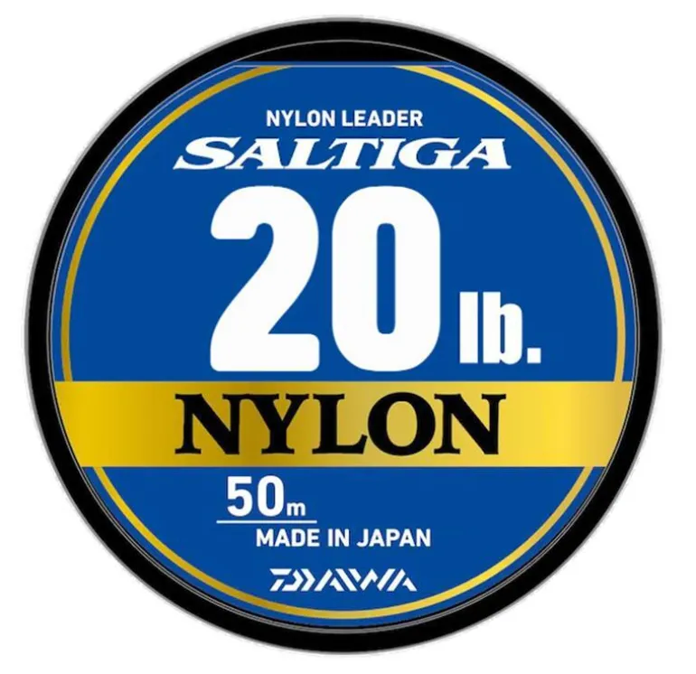 DAIWA SALTIGA NYLON LEADER LINE 50m - 20lb - 9.1kg