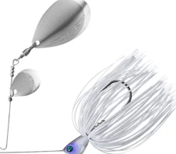 DAIWA STEEZ ASROC SPINNERBAIT 3/8oz LURE - Silver White