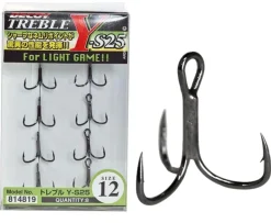 DECOY Y-S25 TREBLE HOOKS - 16 - Qty 8