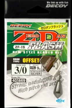 DECOY ZF-1S ZERO-DAN FLASH OFFSET HOOK 1/0 - 7g