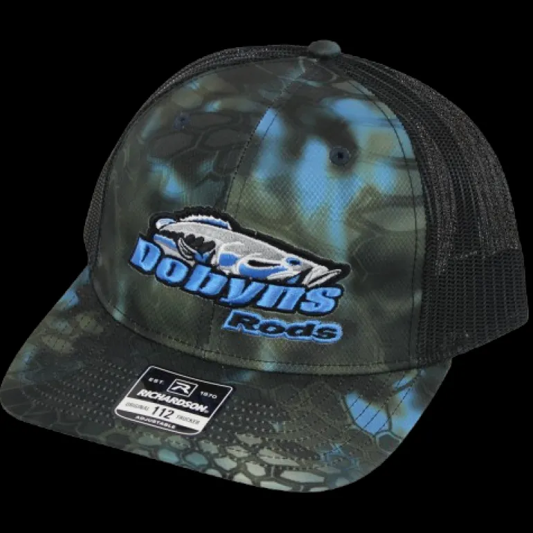 DOBYNS KRYPTEK CAP - BLUE WITH BLACK MESH BLUE LOGO