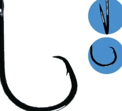 GAMAKATSU INLINE BIG BAIT CIRCLE SE HOOKS PACK - 1/0