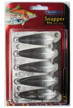 GILLIES SNAPPER SINKER MOULD - 4oz