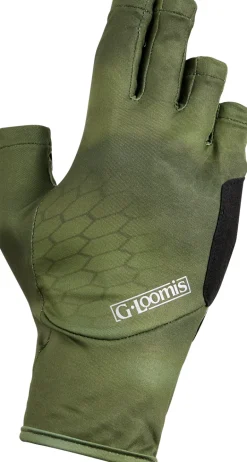 G.LOOMIS TECH PALM MOSS SUN GLOVES - Medium