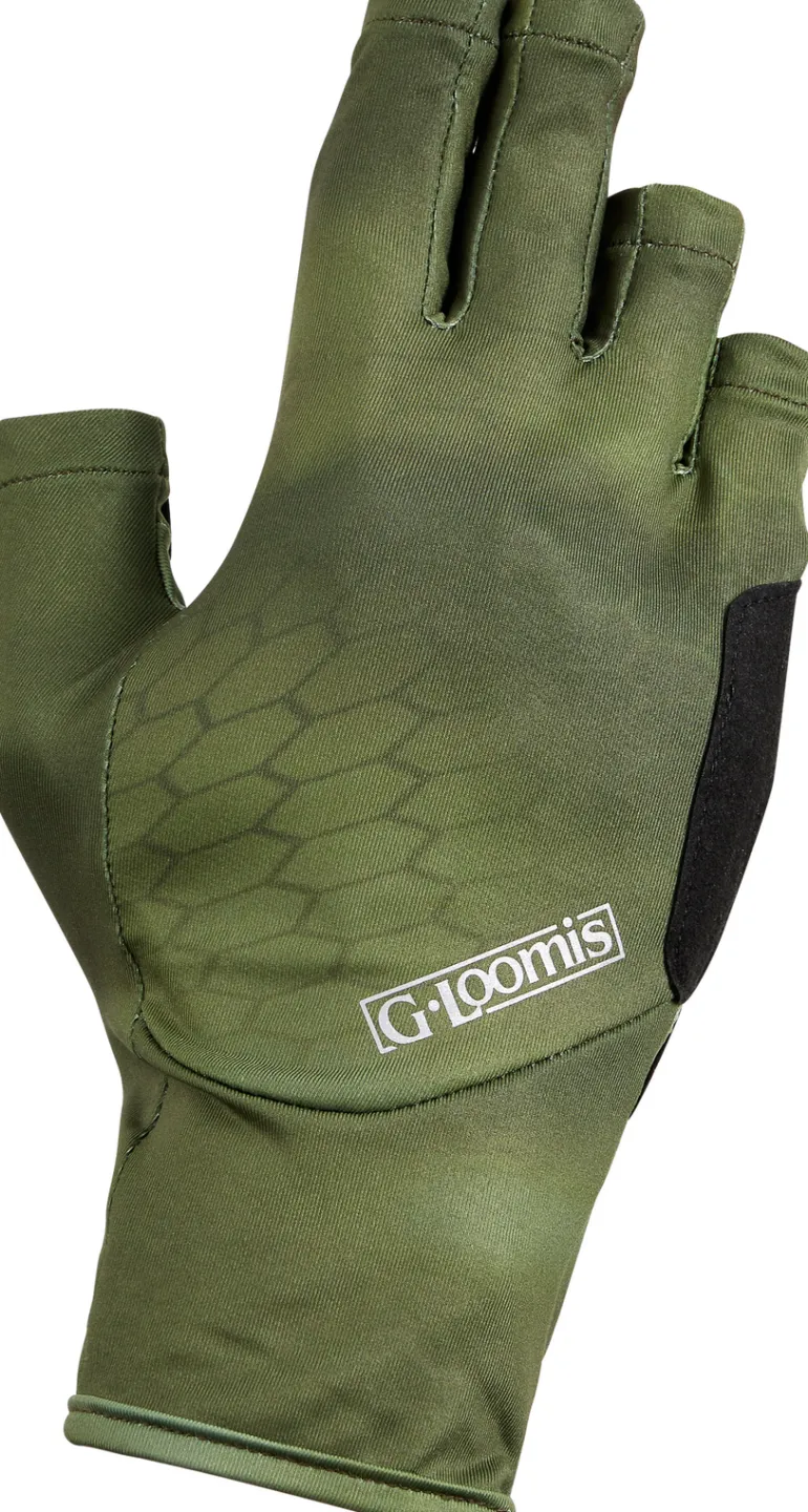 G.LOOMIS TECH PALM MOSS SUN GLOVES - Medium