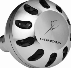 GOMEXUS ALUMINIUM POWER KNOB 41mm - SRBK - Silver Black