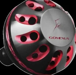 GOMEXUS ALUMINIUM POWER KNOB 38mm - BKRD - Black Red