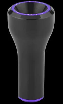 GOMEXUS ALUMINIUM REEL KNOB 24mm - BKPL - Black Purple