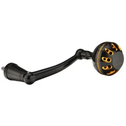 GOMEXUS ALUMINIUM SPIN HANDLE 98mm WITH CNC POWER KNOB - 47mm - BKGD - Black Gold