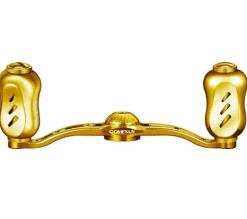 GOMEXUS BAITCAST ALUMINIUM POWER HANDLE WITH TITANIUM KNOB - 90mm - GDGD - Full Gold 8x5mm