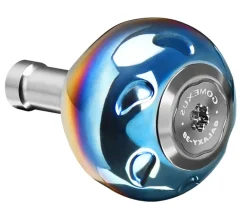 GOMEXUS GALAXY POWER KNOB TITANIUM 41mm - SJSR - Flame Silver